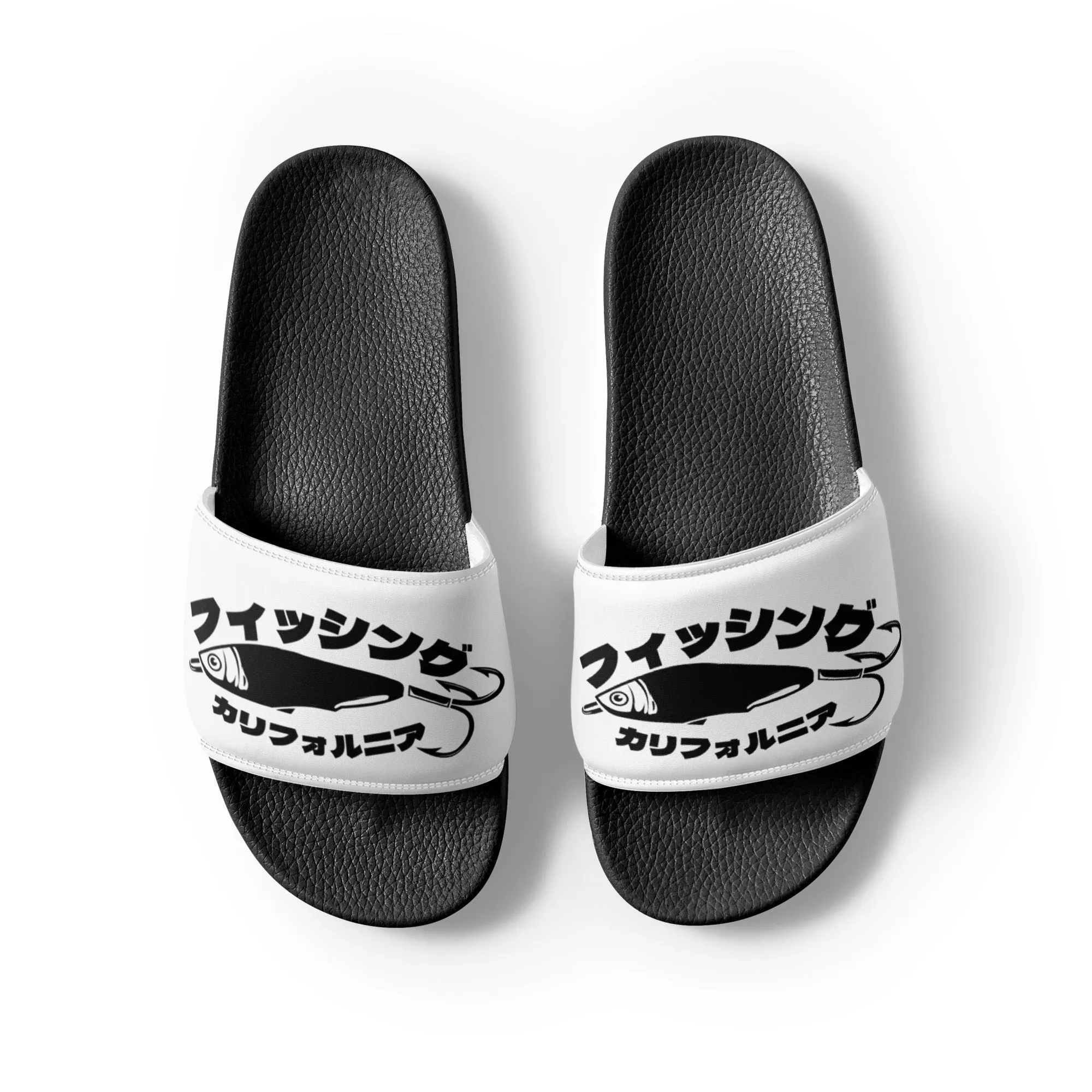 Fishing California, Japanese katakana,Men’s slides