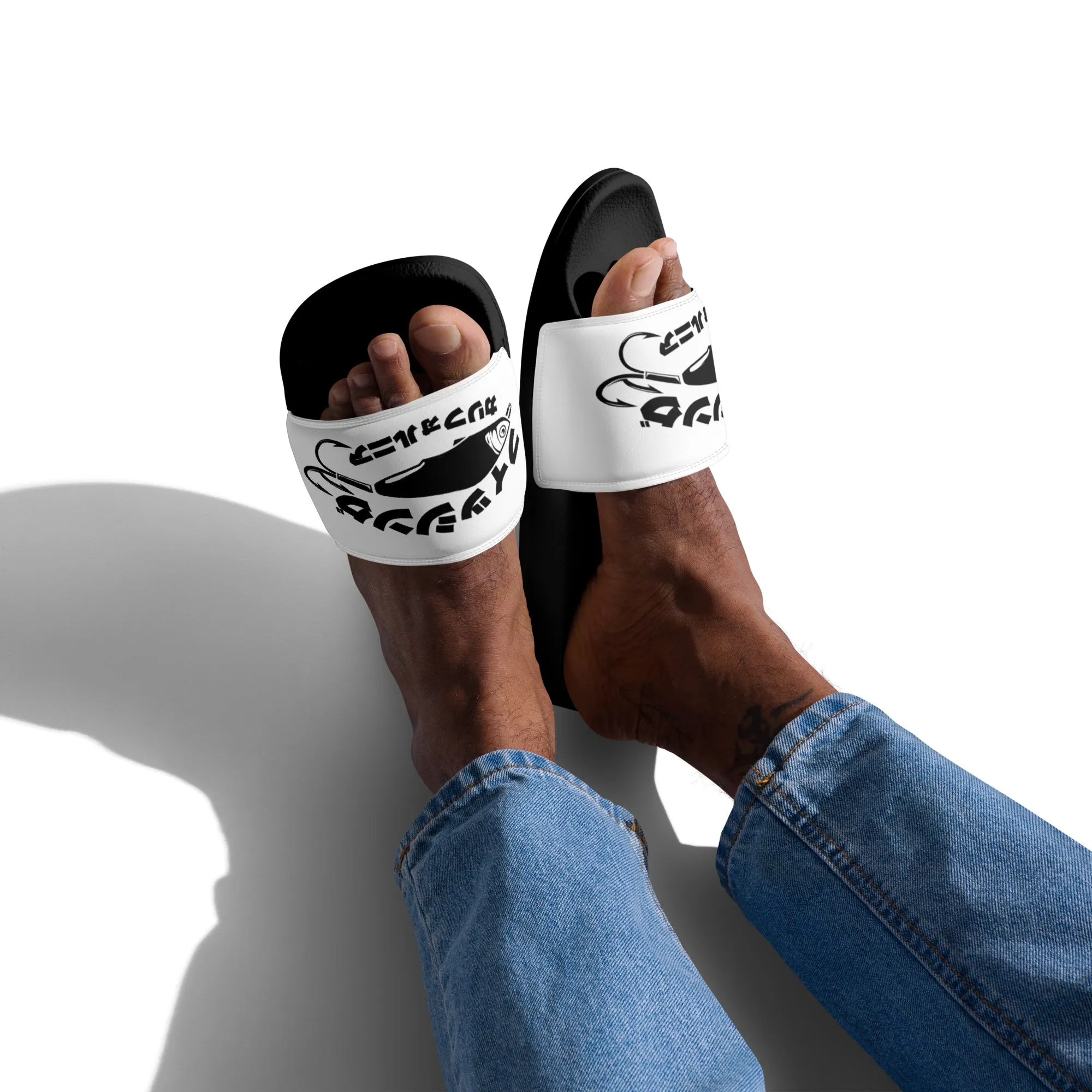 Fishing California, Japanese katakana,Men’s slides