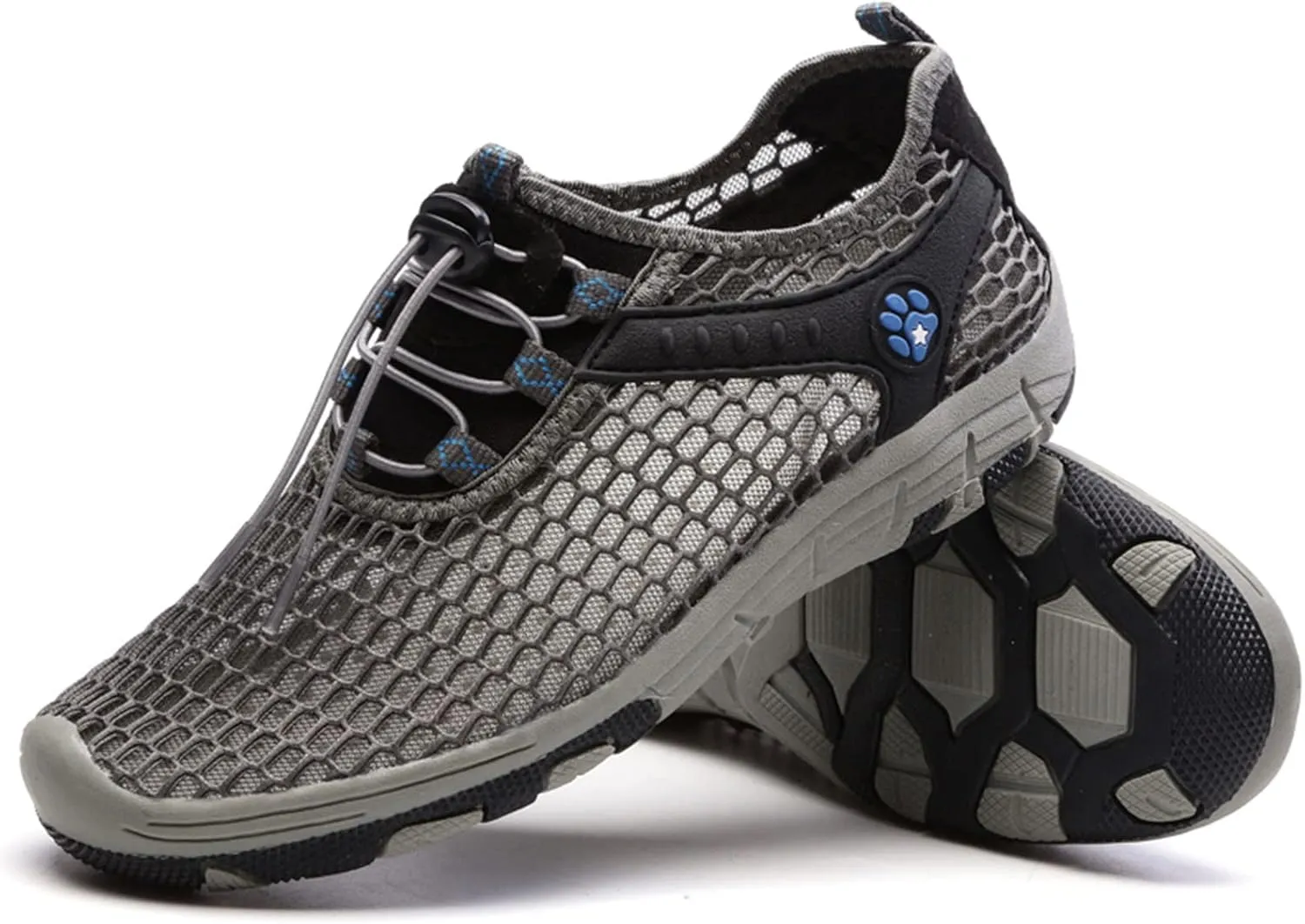 Memory Foam Versatile Shoes for Men Breathable Elastic Fly Woven Mesh Sneaker Lightweight Elderly Slip on Shoes