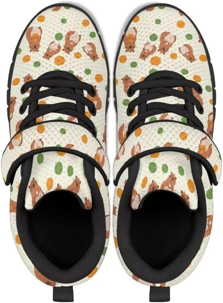 Unisex-Child Sneakers Anti-Skid Sports Shoes Kids One Strap Hook and Loop Sneakers for Camping Jogging